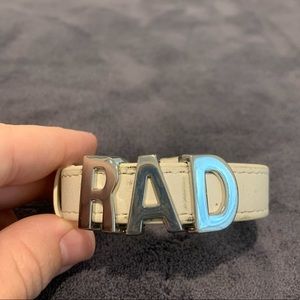 BCBGeneration “Rad” word bracelet
